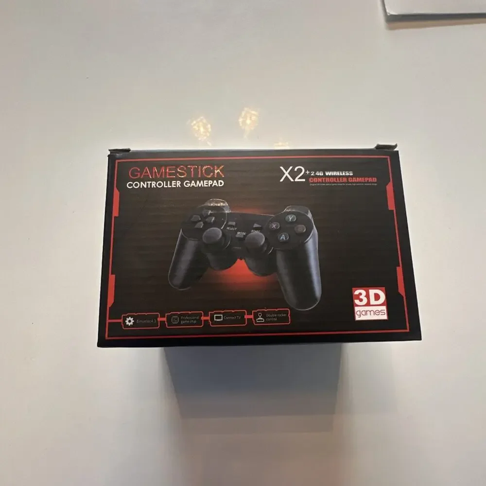 GameStick X2 64GB Retro Game Console 4K HD 2.4G Wireless Controller 20000+Game